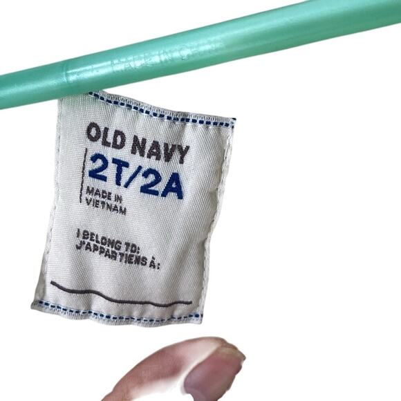 Old Navy sherpa-lined hooded utility jacket corduroy accents parka green size 2T - Picture 8 of 9